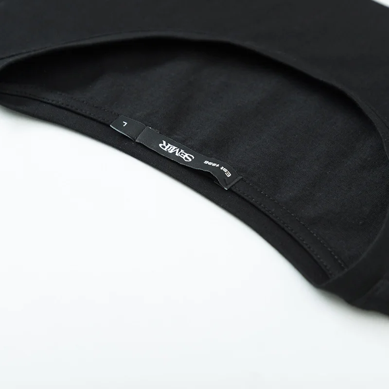 Мужская хлопковая футболка SEMIR креативная летняя для бодибилдинга уличная