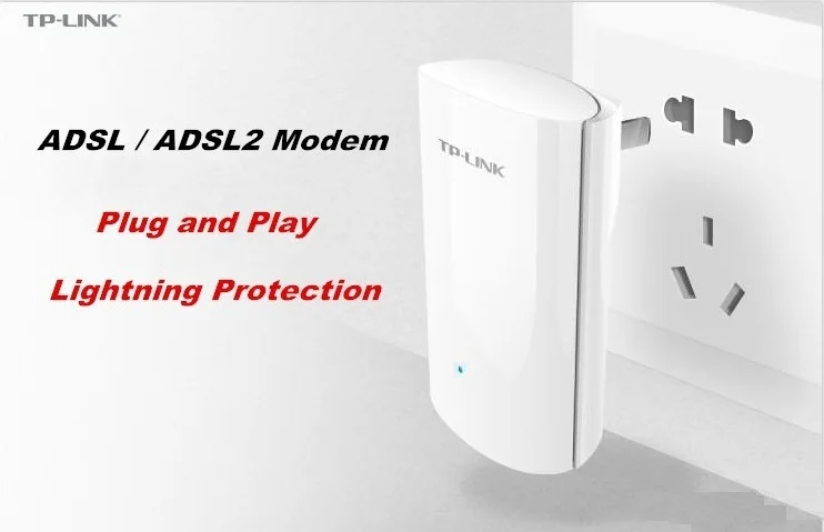 TP-Link Super Mini 24 м высокоскоростной DSL Интернет-Модем ADSL 2+ с LAN портом 1 ethernet кабель 1 разделитель ADSL 2 телефонных линий