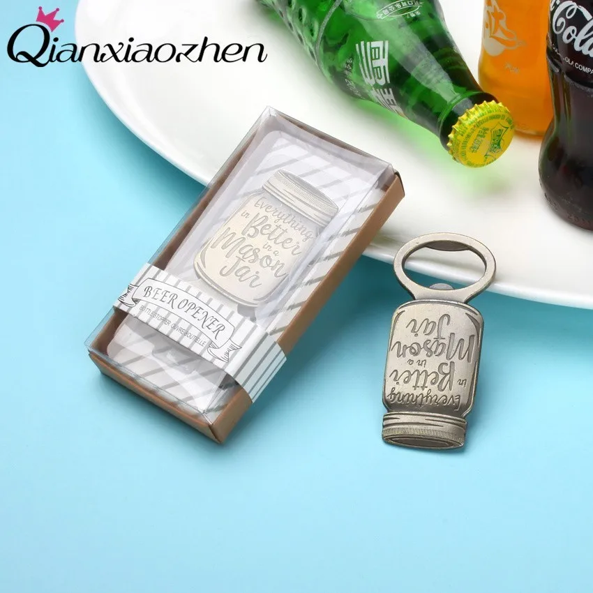 

Qianxiaozhen 100pcs Cans Beer Bottle Opener Wedding Favors And Gifts Wedding Gifts For Guests Wedding Souvenirs Party Supplies