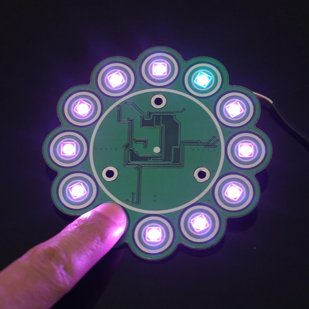 Светодиодная лампа RGB WS2812B TTP224 для Arduino AVR|lamp led|module ledmodule for arduino |