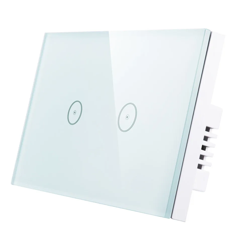 US Standard 10AGang Smart WIFI Switch 123 Gang Touch Panel, Wireless Remote Wifi Light Switch, Works With Alexa Google Home-2