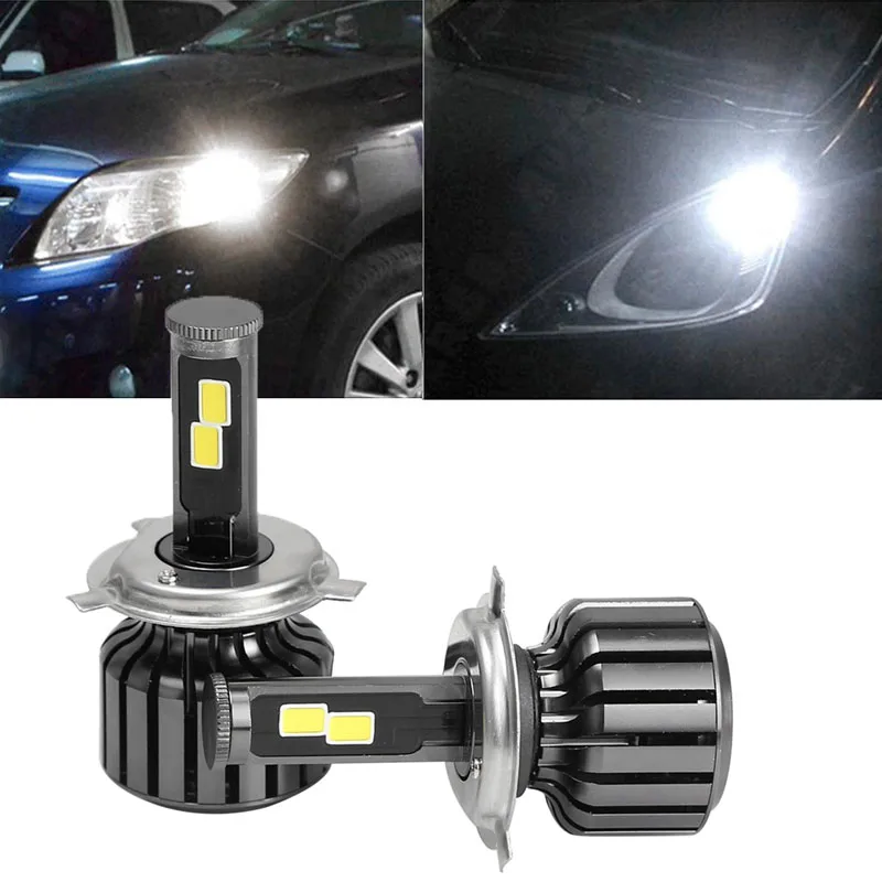 Prix pour 2 pcs H4 9003 HB2 120 W 10000LM LED Phare Kit Salut/Lo Faisceau Ampoules 6000 K Lumières Extérieures chaude Prix pour 2 pcs H4 9003 HB2 120 W 10000LM LED Phare Kit Salut/Lo Faisceau Ampoules 6000 K Lumières Extérieures chaude