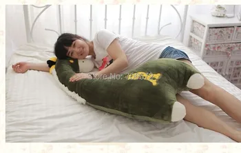 

huge 110cm coloured giraffe plush toy sleeping pillow Christmas gift t6700
