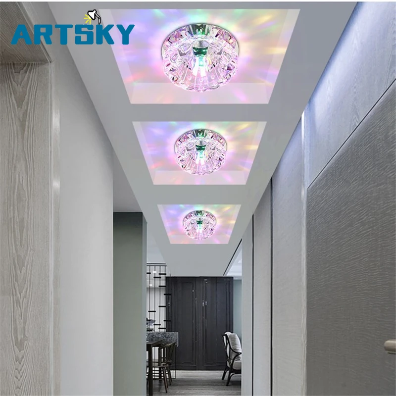 

Small LED Flush Mount Ceiling Light For Art Gallery Decoration Front Balcony Porch Lighting Corridors Fixture