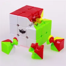 Циклон мальчики stickerless скорость магический куб твист cubo magico профессиональные головоломки классические развивающие игрушки для детей kid подарков