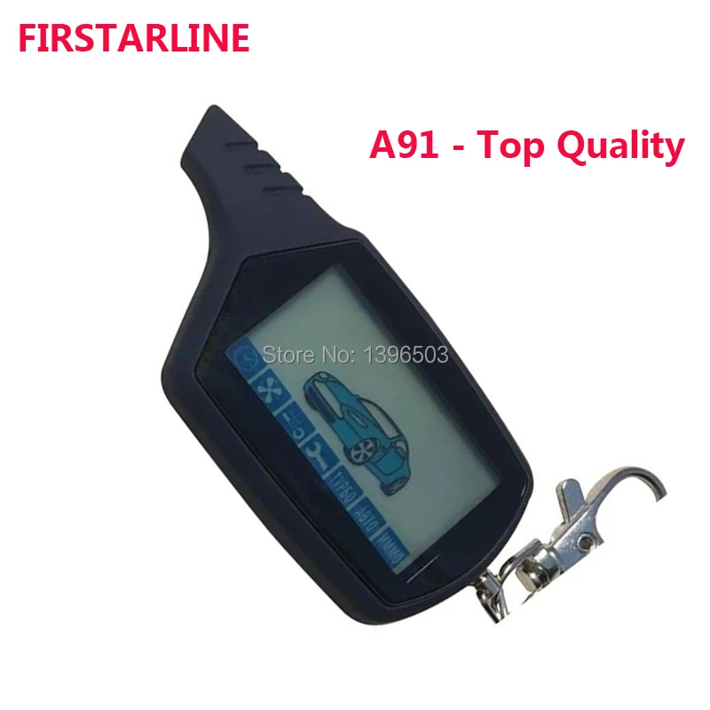 

FIRSTARLINE Top Quality Only For Russian StarLine A91 2-Way Car Alarm System LCD Remote Control Keychain Fob