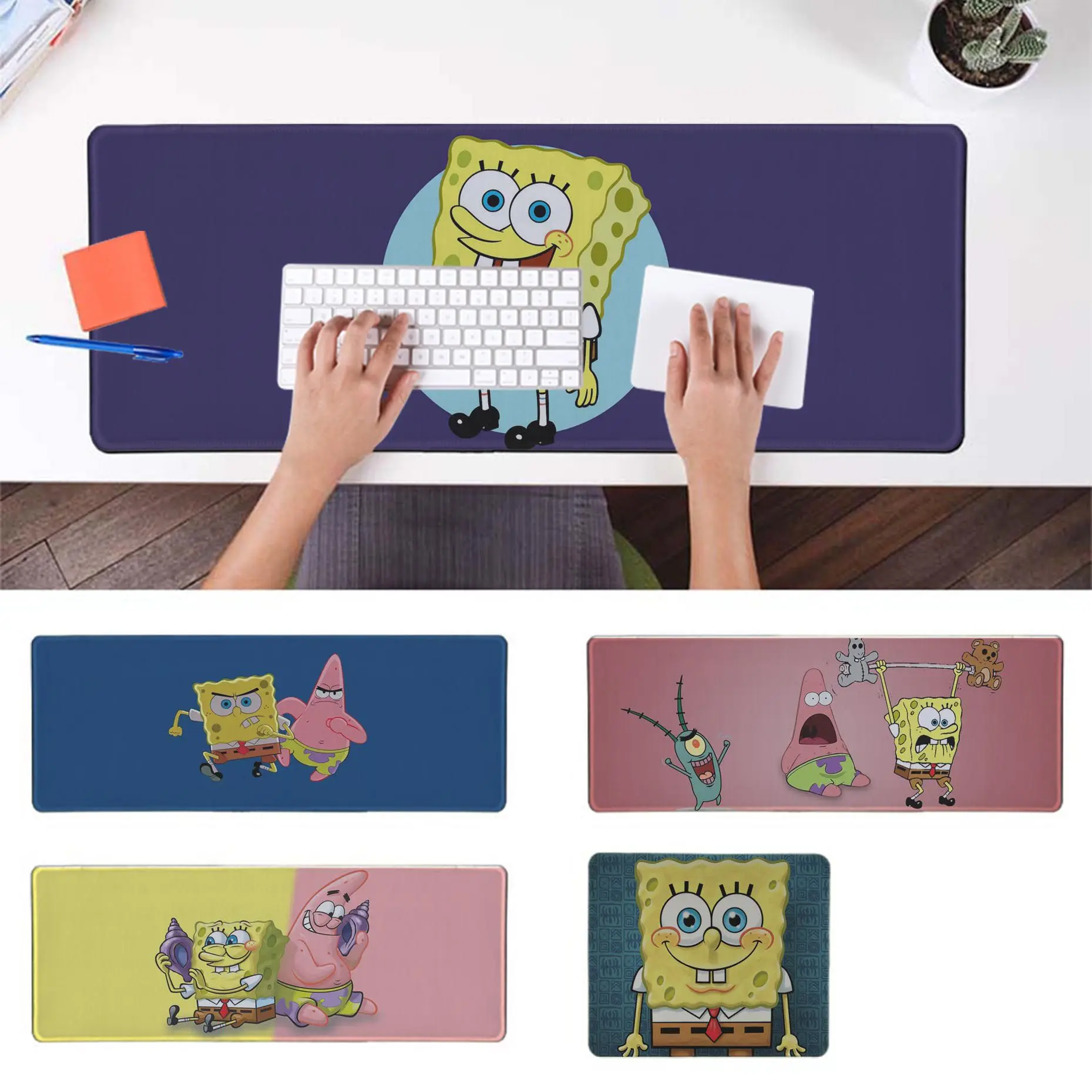 

Maiya My Favorite Anime SpongeBob Natural Rubber Gaming mousepad Desk Mat Free Shipping Large Mouse Pad Keyboards Mat