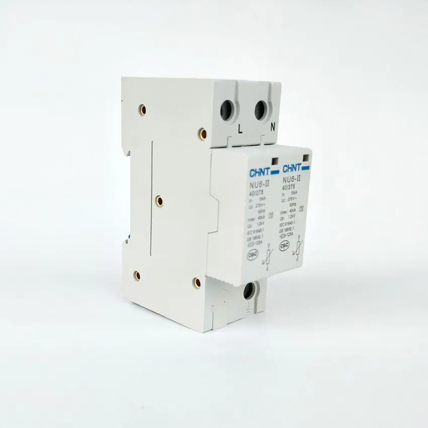 CHINT NU6-II 2P 15-40KA 275V низковольтный стабилизатор напряжения NU6-II 2P 15-40KA 385V стабилизатор напряжения