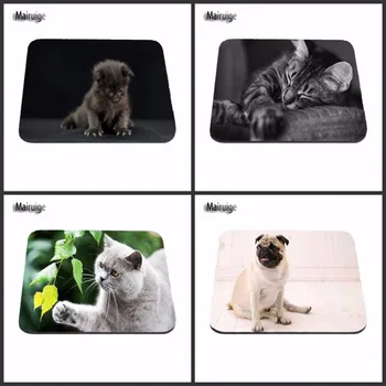 

Mairuige Free Design New Arrivals Customized Mouse Pad Animals Black Cute Cats Kittens Computer Notebook Rectangle Rubber Mous