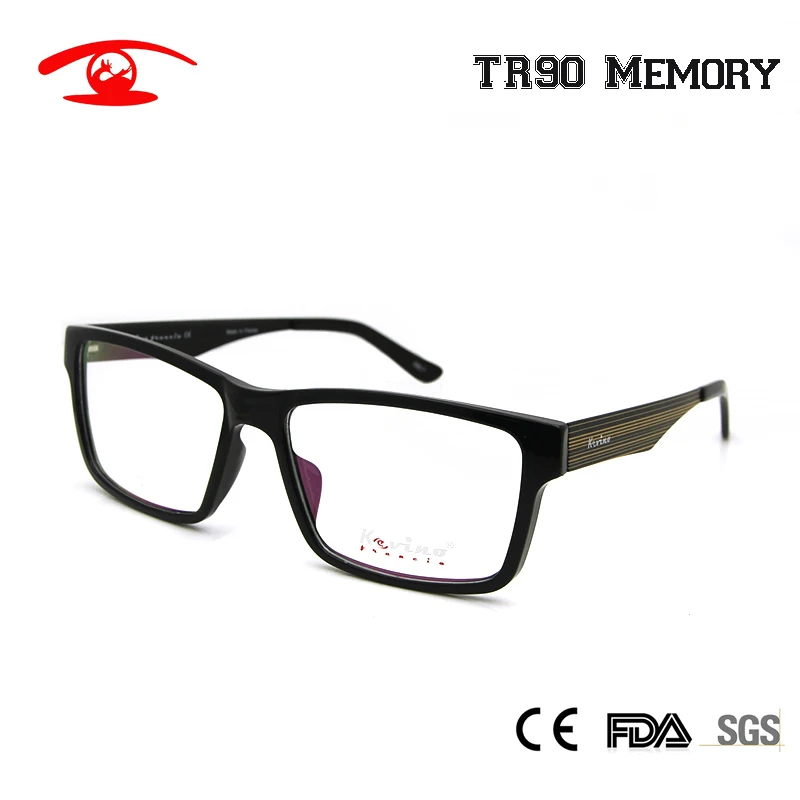 clear lens with white plastic frame eyeglasses. brand name ...