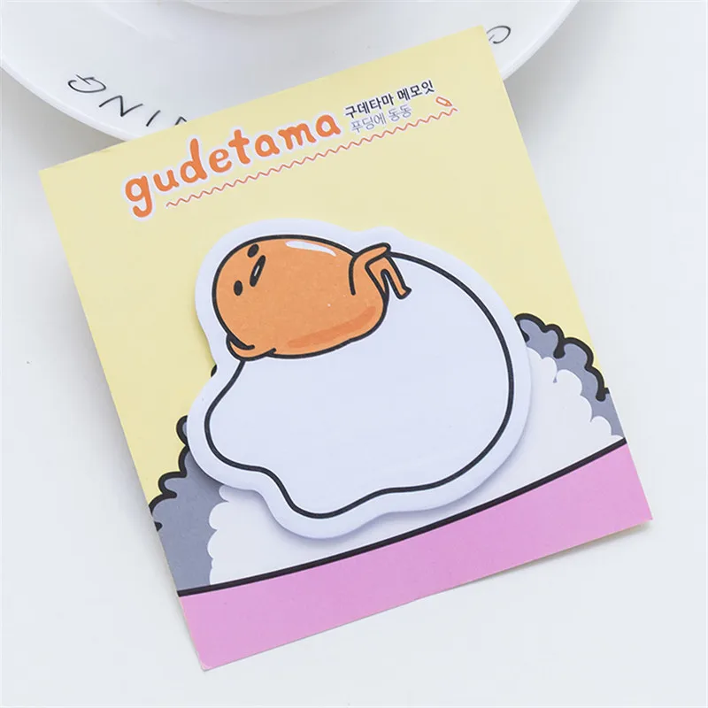 3 шт. милые наклейки Гудетама с логотипом Kawaii блокнот блокнот|stickers memo|sticker memo padsticky