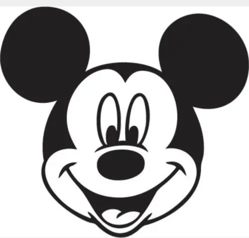 High Quality Home Decor Mickey mouse Sticker glass Laptop Wall Decal