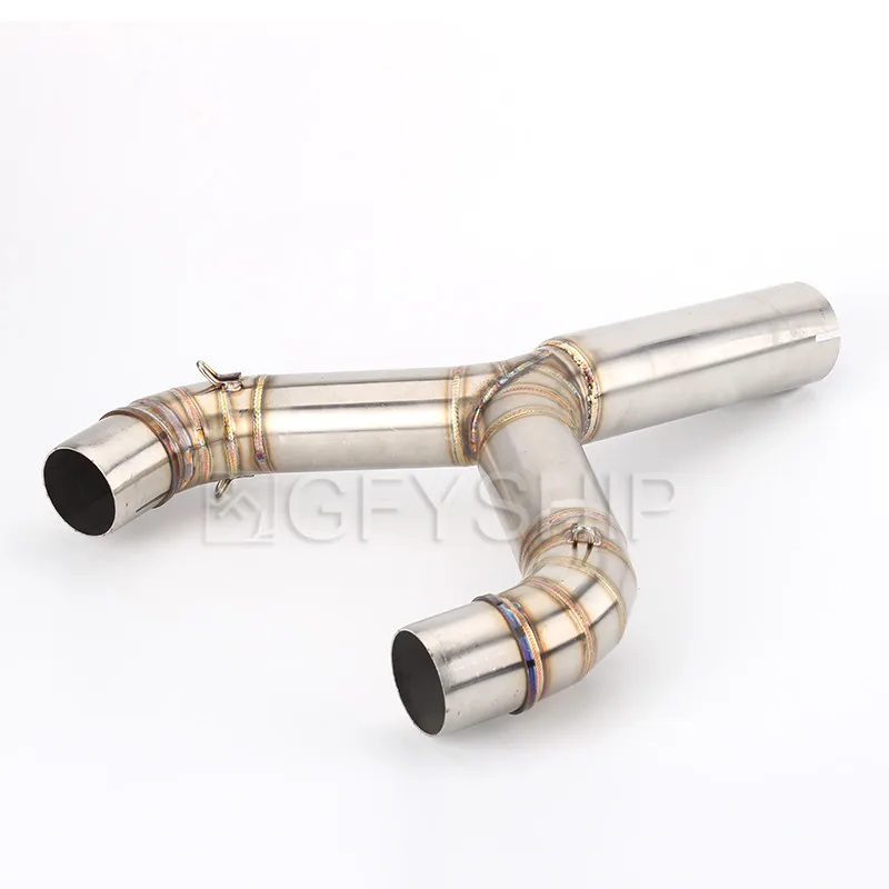For Aprilia SHIVER 750 2010 to 2016 SHIVER 750 / GT SHIVER 750GT Escape Slip-on Motorcycle Exhaust Muffler Middle Link Pipe - Image 6
