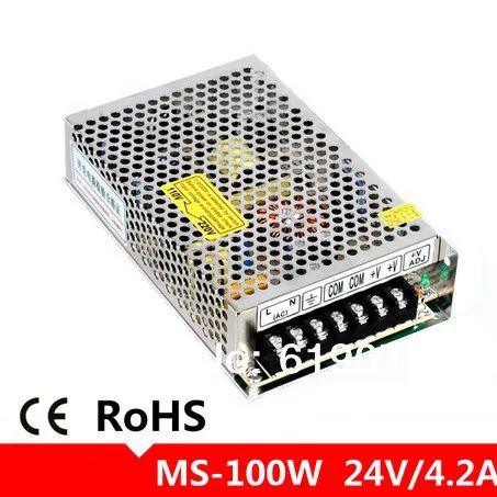 

small size LED switch power supply 120W 24V 5A power supply MS-120-24 Mini type
