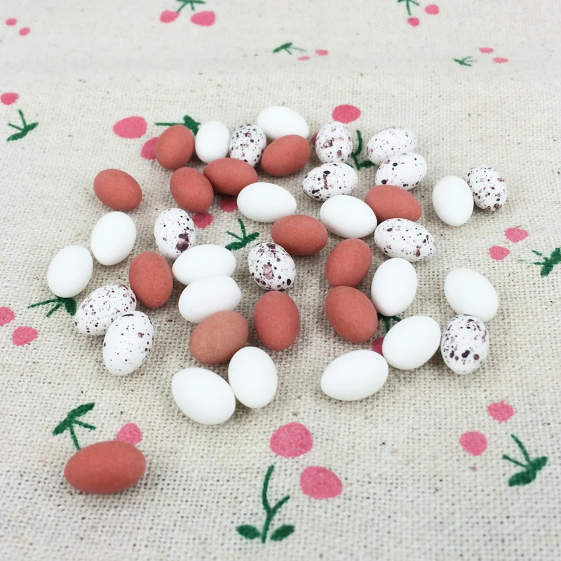 

10Pcs DIY Resin Craft Decoration Fairy Garden Miniatures Terrarium Figurines Bird Egg Dollhouse Micro Landscape Ornaments 7*10mm