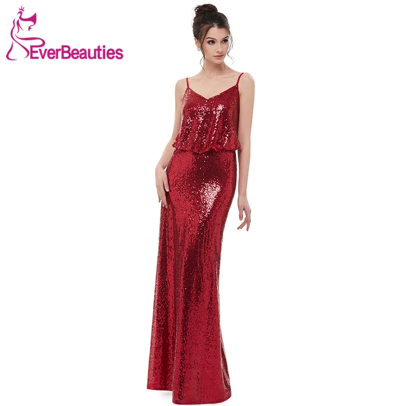 wine red wedding guest dress