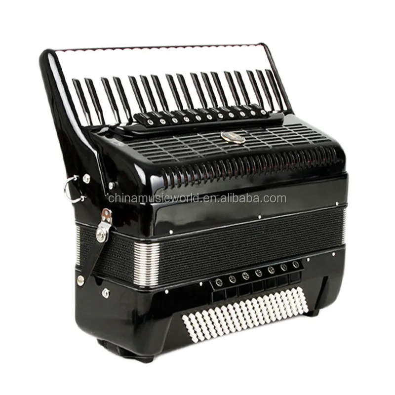 Afanti high grade 41keys 120 Bass Echo Accordion AFA-05 Black color 