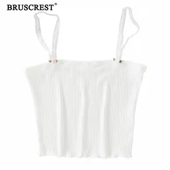 

Summer tops sexy sleeveless camis white short top women clothes 2019 Korean casual elegant tops Elastic backless rave festival
