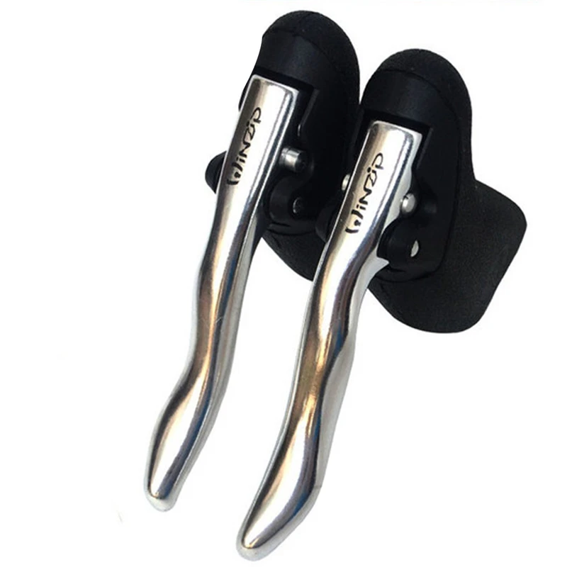 Bicycle Bike MTB Components Bar Lightweight Alloy Brake Levers 2 Finger Mountain Bike Bicycle BMX MTB V Brake Bar #4DC07 (14)