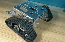 DIY 316 Alloy Tank Chassis tracked car for remote control font b robot b font parts