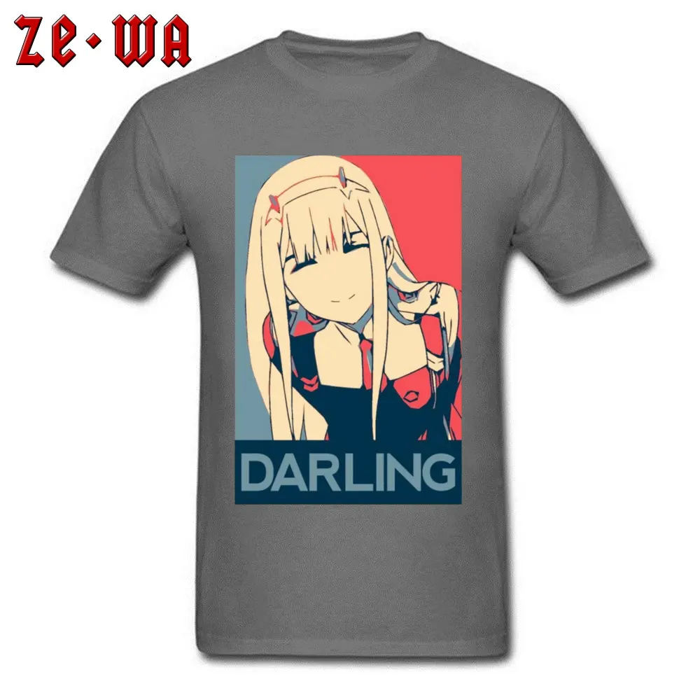 Harajuku/мужская футболка с надписью Darling In The Franxx Zero Two Youth хлопковая Футболка