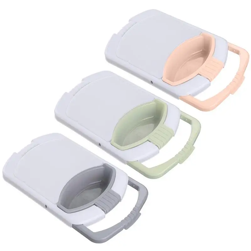 

Foldable Plastic Cutting Board Set Multi-function Split Type Drain Board Kitchen Cutting Board Props Accessories