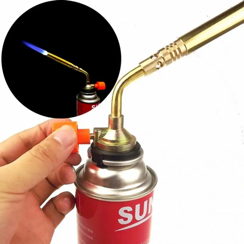 

New Arrival Flame Butane Gun Gas Torch Burners Jet Fire Lighter Weld Welding Soldering Picnic Camping BBQ Heating Outdoor