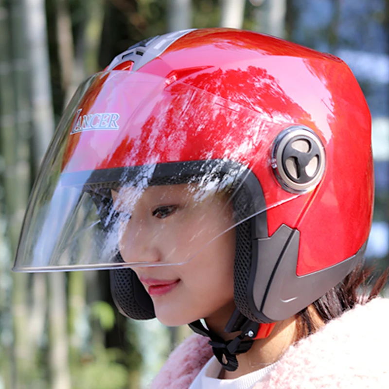 VXS Unisex Open face(3/4) Helmet Motorcycle Helmet Motorbike Ece Quick