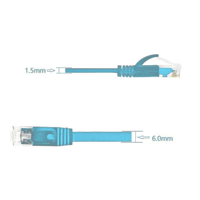 

g16 Ethernet Cable Flat Cat6 Network Gigabit Lan Patch Router Cable For Pc Computer Laptop Switch Modem Ps3 Ps4