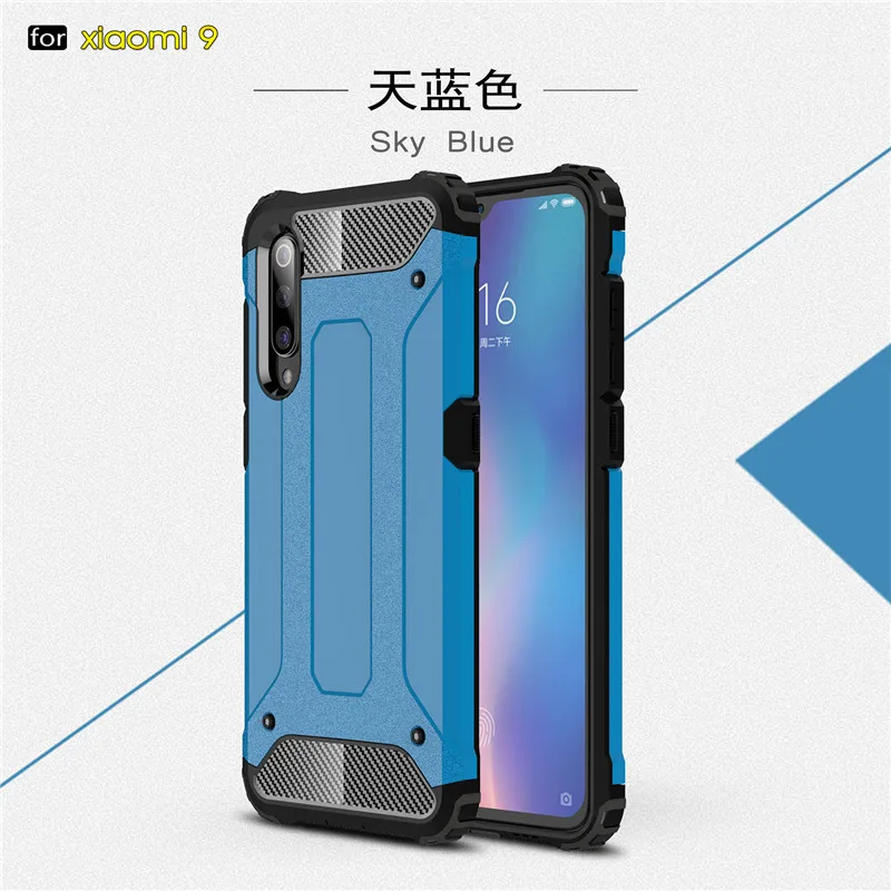 

For Xiaomi mi 9 Anti Shock Impact Hard Armor Case For Xiaomi mi9 mi 9 Cover Cases