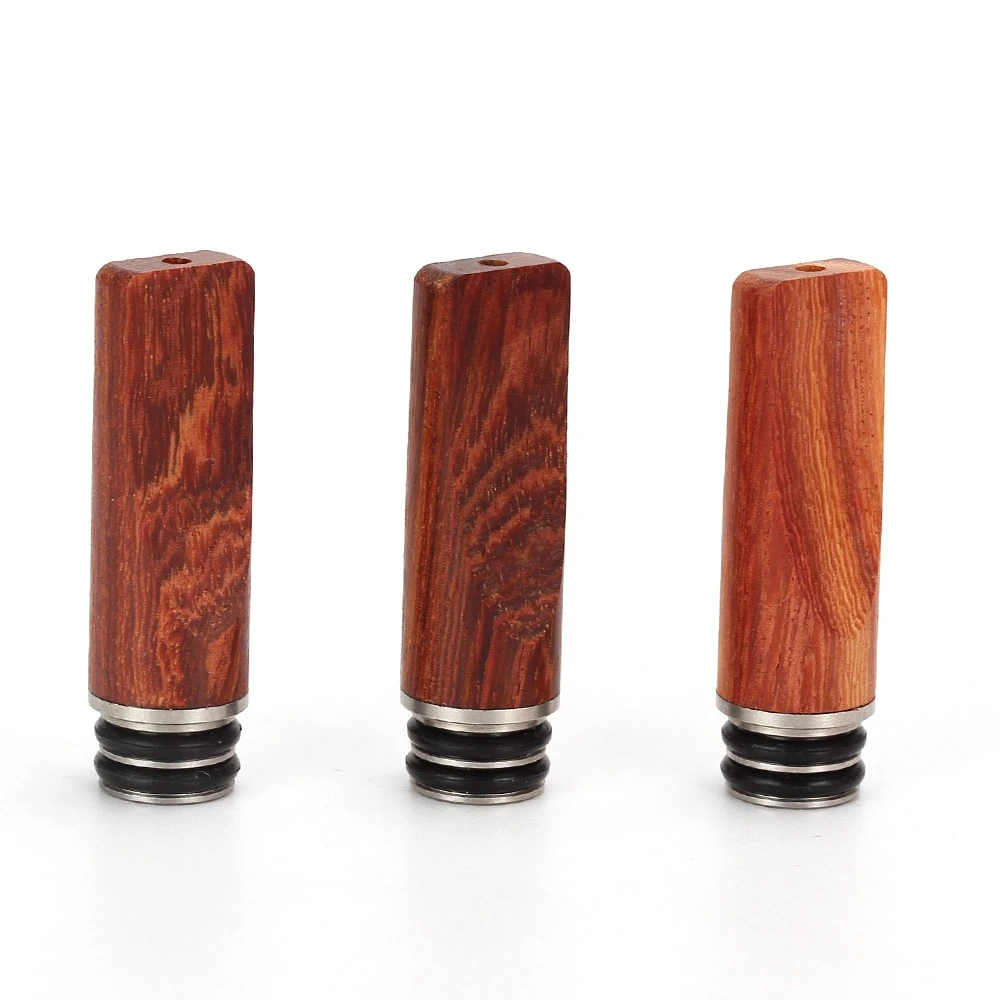 

Coil Father 510 Long Wooden Flat Mouthpiece Drip Tip Stainless Steel Driptips Vape Accessories for 510 E Cigarette Atomizer