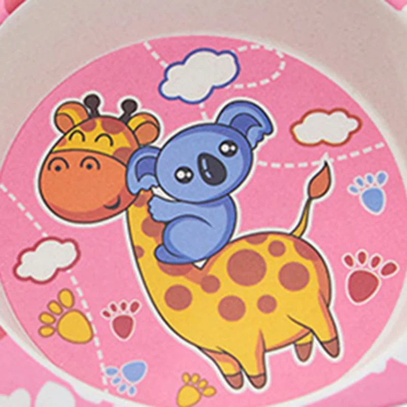 Baby Bamboo Dishes Children Tableware With Fork Spoon Kid Feeding Dinnerware Set Infant Bowls Plate Toddler Utensils T0511 Baby Bamboo Dishes Children Tableware With Fork Spoon Kid Feeding Dinnerware Set Infant Bowls Plate Toddler Utensils T0511