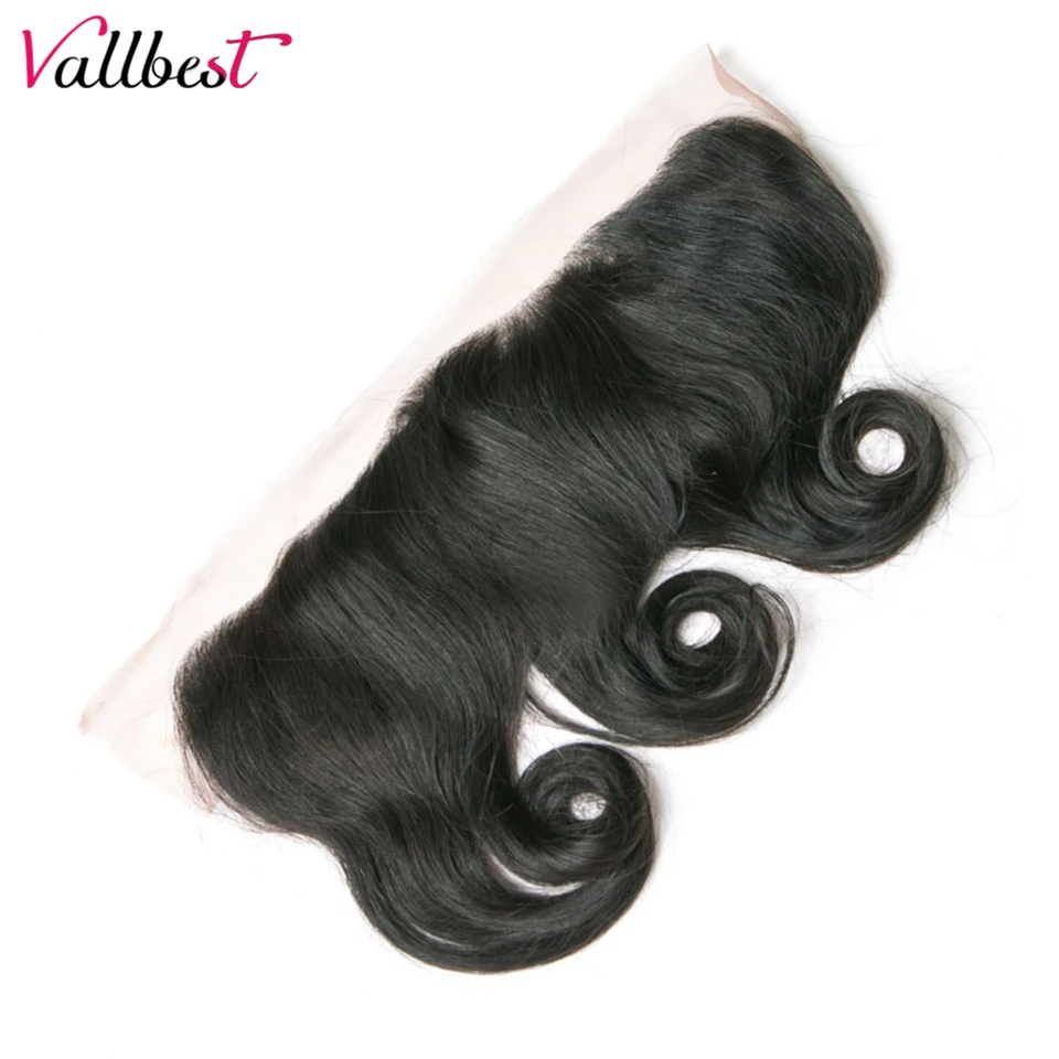 Vallbest Indian Loose Wave Bundles With Closure 3 Bundles 100% Human Hair Weave Remy Hair With Ear to Ear Lace Frontal Closure