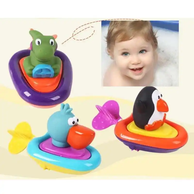 2018 Kids Wind Up Clockwork Toy Rope penguin/ dinosaur/duck Toys for