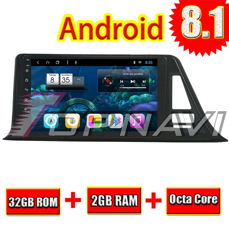 

Topnavi Android 8.1 Car GPS Navigation for TOYOTA CHR 2015 Autoradio Multimedia Audio Stereo NO DVD Octa Core Magnitol Two Din