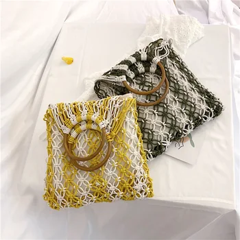 

Fashion Women's Canvas Tote Large Shopping Bag Beach Handbag Summer versatile shoulder bag summer fashion large capacity