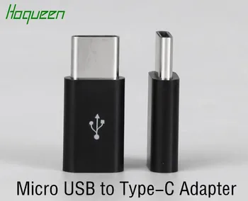 

Hoqueen wholesale 500pcs * Micro USB to Type c Charger Cable Adapter Converter for Xiaomi Mi 5 oneplus Letv fast shipping