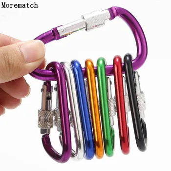 

1Pcs Aluminum Snap Carabiner D-Ring Key Chain Clip Keychain Hiking Camp Mountaineering Hook Climbing Accessories 6#