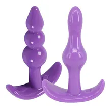 Soft Silicone Anal Butt Plug Vaginal G-spot Stimulation Backyard Bead Masturbation Anal Dildo Sex Toys for Women Gay
