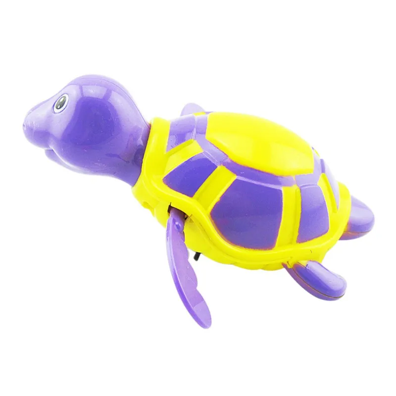 Newborn baby Swim Bath turtle Floating Water wound-up chain Baby Children classic Bath toys Random Color Newborn baby Swim Bath turtle Floating Water wound-up chain Baby Children classic Bath toys Random Color