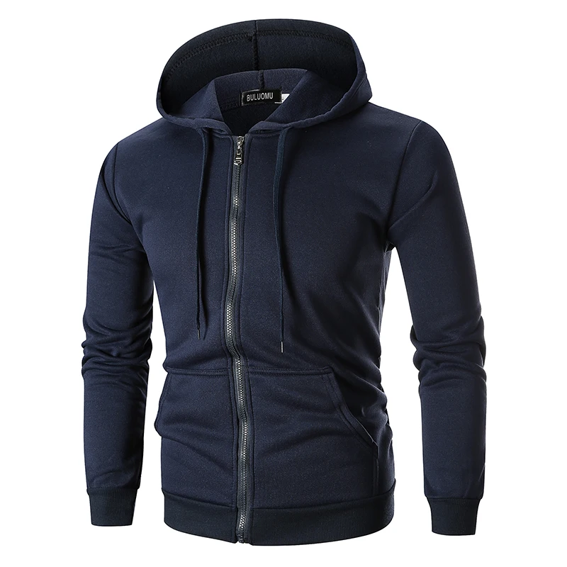 EU large size Casual new men's fashion Hoodies & sweatshirts zipper ...