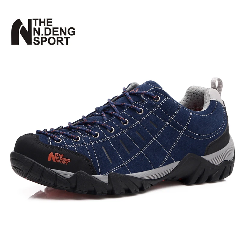men women Hiking shoes Waterproof Outdoor climbing shoes trekking shoes autumn winter genuine leather outdoor Shoes sneakers