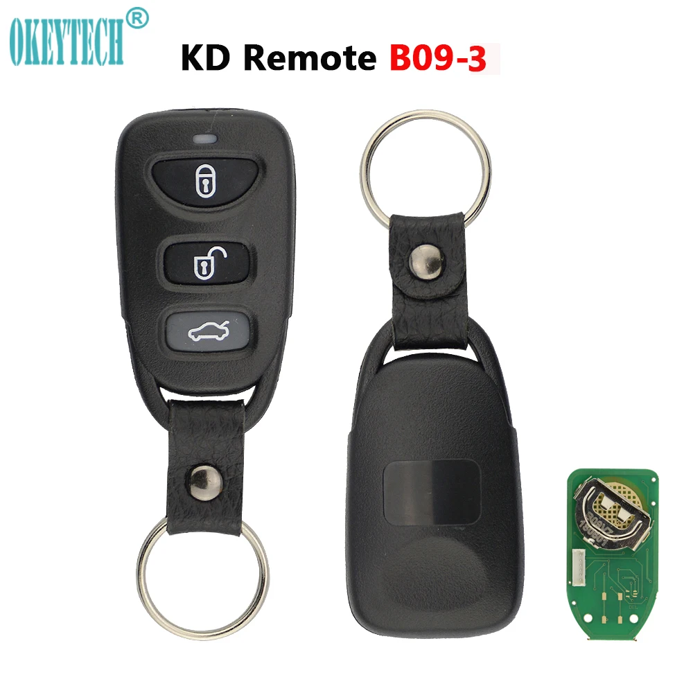 

OkeyTech 1PC B09-3 B09-4 KD Remote Control Auto Key B Series for KD900/KD900+/URG200 Key Programmer Machine Keydiy for KIA