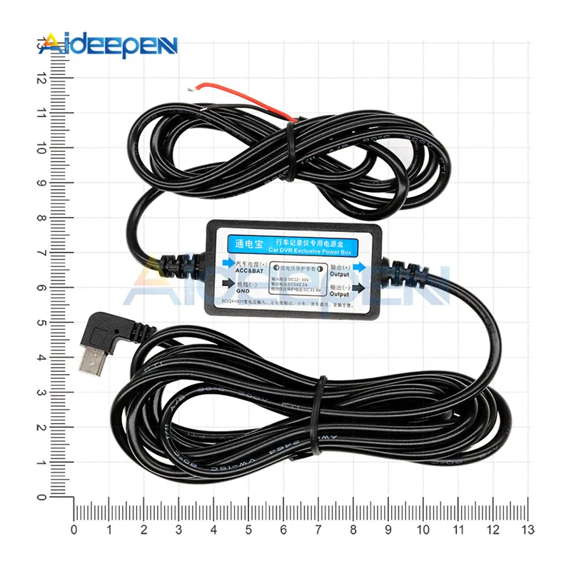 DC 12 V 23 5 2A 3 M автомобилей Зарядное устройство кабель мини usb проводных Шнур авто