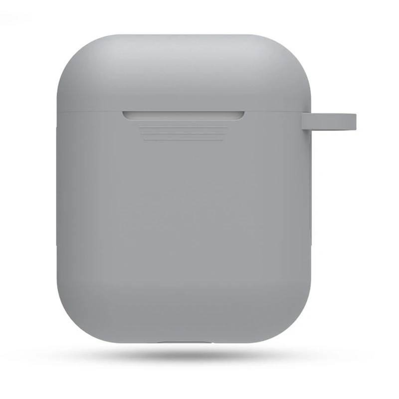 Ультратонкий протектор чехол Мягкий силиконовый чехол для A^ pple Airpods противоударный чехол для A^ pple гарнитура для Airpods чехол s ящики для хранения - Цвет: 2922GY
