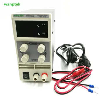 

KPS605DF 0-60V/0-5A 110V-230V 0.1V/0.001A EU LED Digital Adjustable Switch DC Power Supply mA display