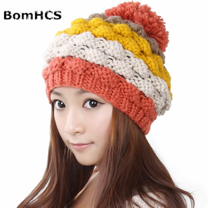 ladies knitted beanie hats