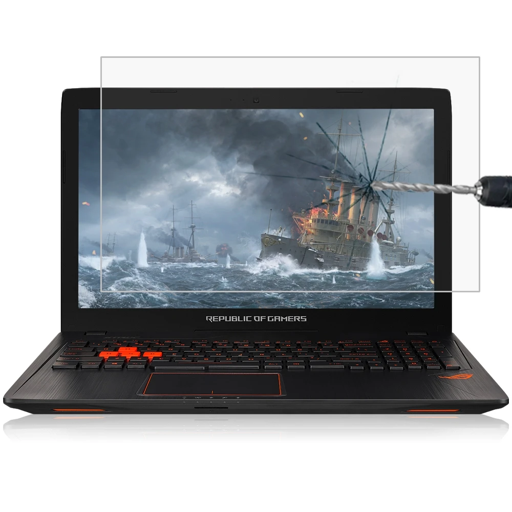 Экран ноутбука HD защитная пленка из закаленного стекла для ASUS ROG GL553VD 15,6 дюймов