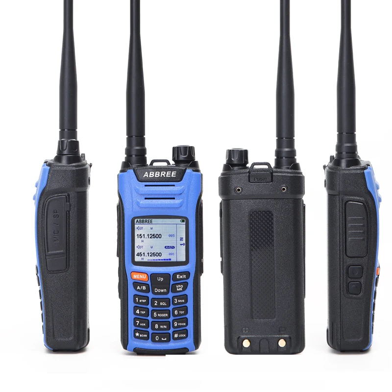 2 шт. Abbree AR F6 рация 6 полос 136 520 МГц двойной режим ожидания 999CH VOX DTMF SOS ЖК дисплей