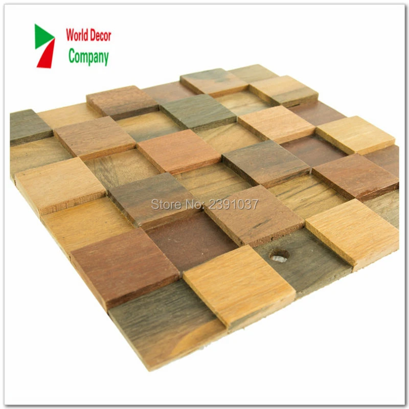 Pies suaves acción Mejor Panel de madera antisalpicaduras para cocina, azulejos de suelo, mosaico de  madera natural, laminados, decoración de pared, mosaico de chimenea, 1 caja  (11 hojas), nuevo|mosaic wood floor tiles|mosaic floor tilebacksplash  kitchen tile -